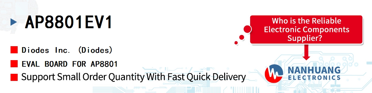 AP8801EV1 Diodes EVAL BOARD FOR AP8801