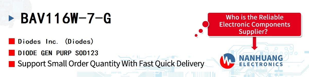 BAV116W-7-G Diodes DIODE GEN PURP SOD123