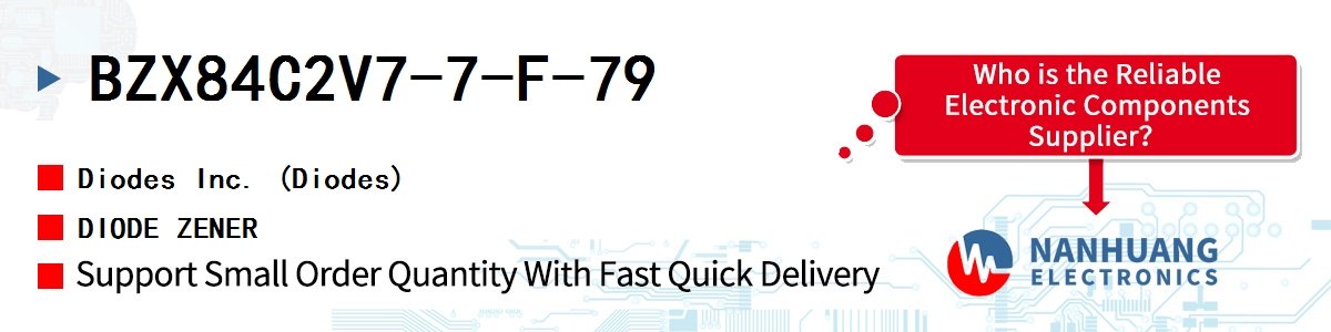 BZX84C2V7-7-F-79 Diodes DIODE ZENER