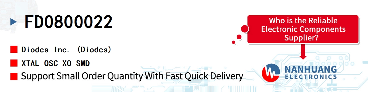 FD0800022 Diodes XTAL OSC XO SMD