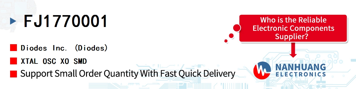 FJ1770001 Diodes XTAL OSC XO SMD