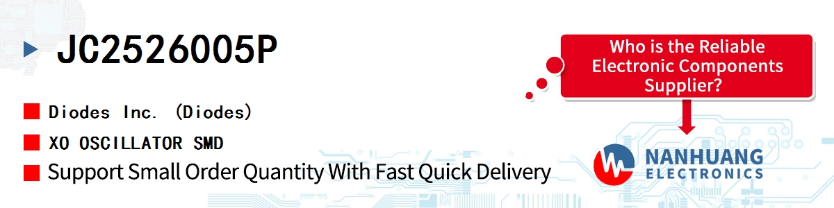 JC2526005P Diodes XO OSCILLATOR SMD