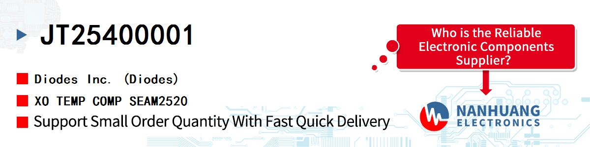 JT25400001 Diodes XO TEMP COMP SEAM2520