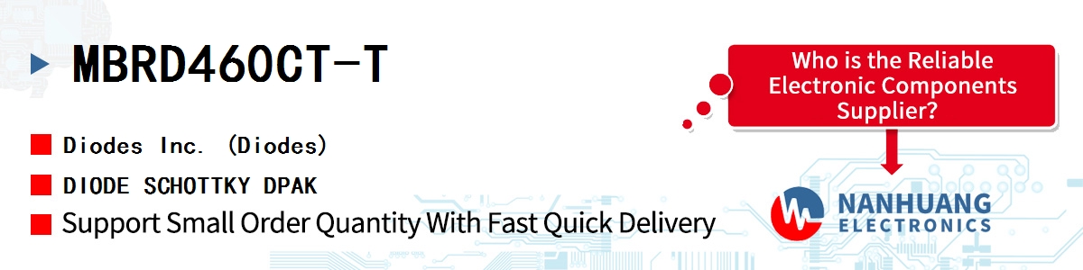 MBRD460CT-T Diodes DIODE SCHOTTKY DPAK