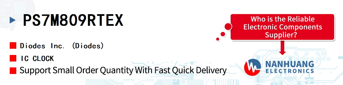 PS7M809RTEX Diodes IC CLOCK