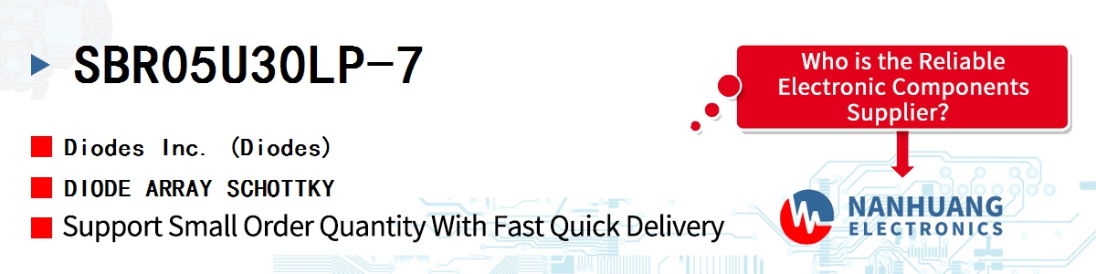 SBR05U30LP-7 Diodes DIODE ARRAY SCHOTTKY