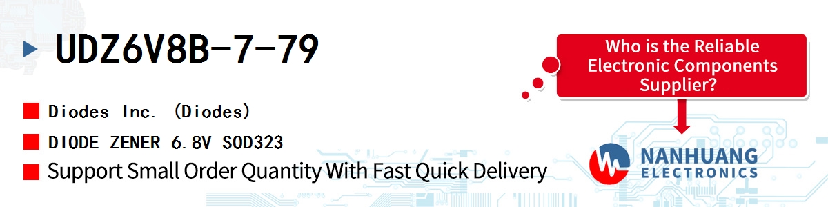 UDZ6V8B-7-79 Diodes DIODE ZENER 6.8V SOD323